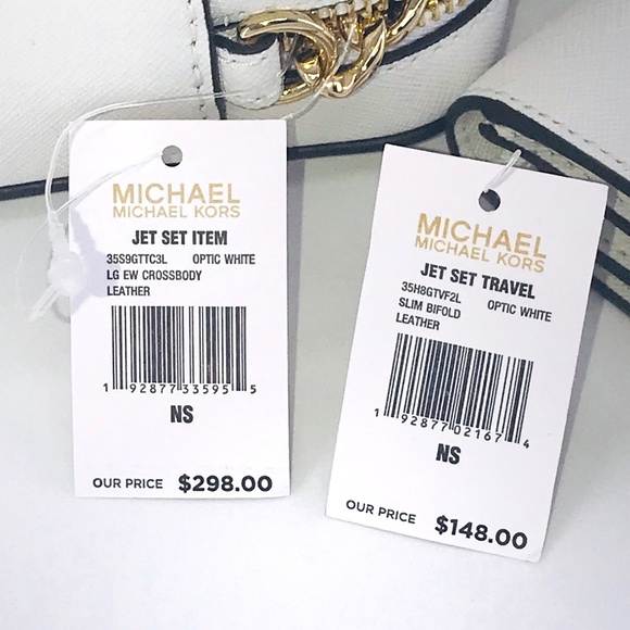 Michael Kors Jet Set Studded Crossbody Wallet Set - Picture 8 of 8